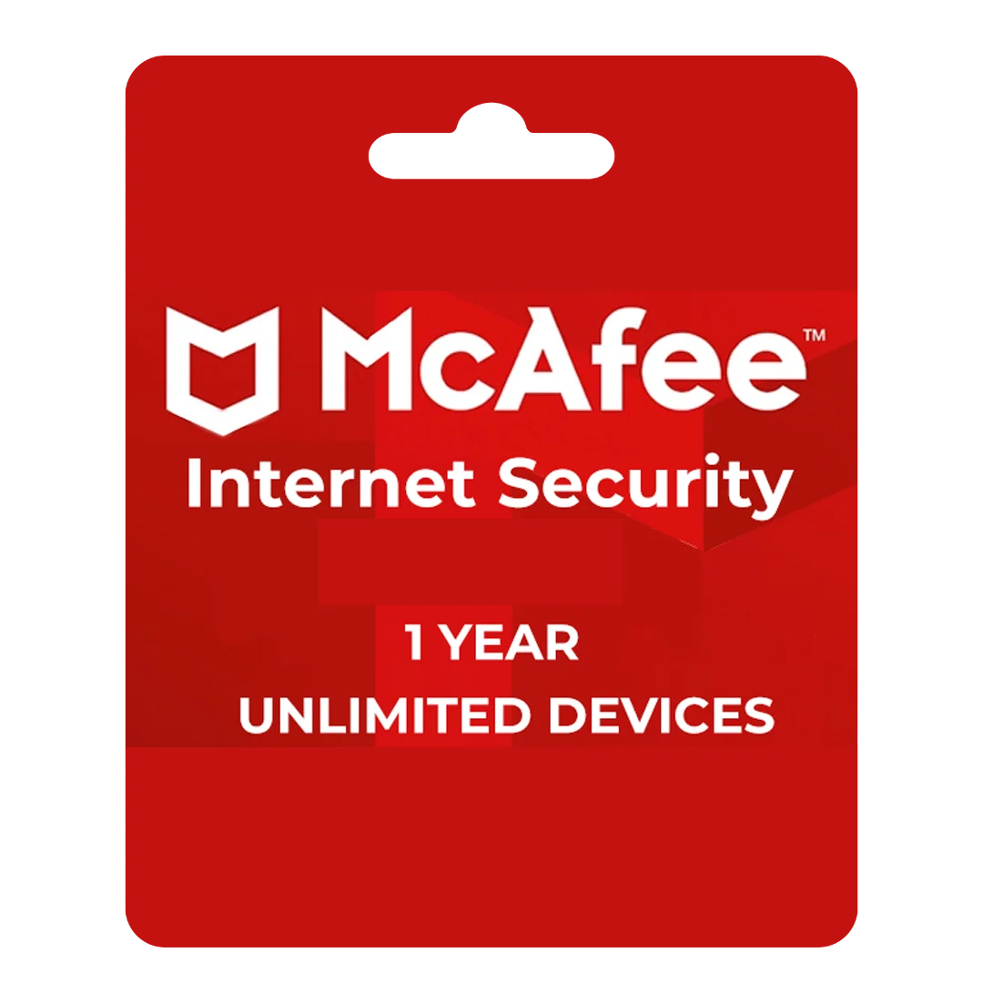 Licencia McAfee Internet Security 2022 – 1 Año (Dispositivos Ilimitados, Bind Key)