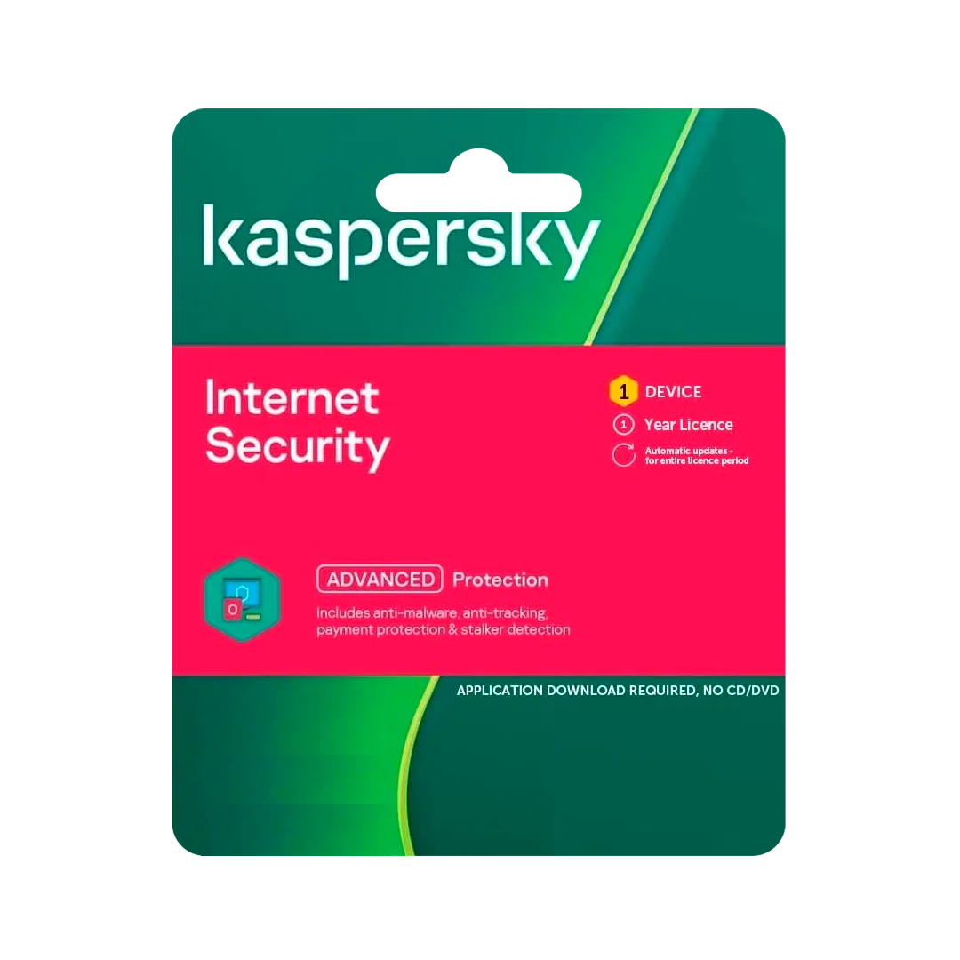 Licencia Kaspersky Internet Security – 1 Dispositivo (1 Año)