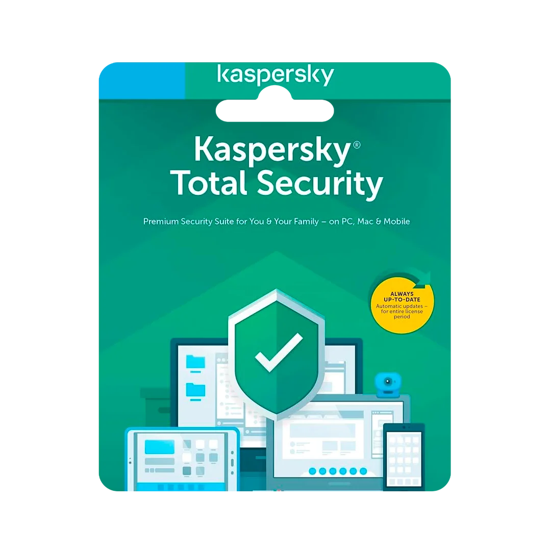 Licencia Kaspersky Total Security – 1 Dispositivo (1 Año)