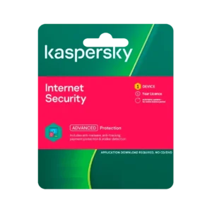 Licencia Kaspersky Internet Security – 1 Dispositivo (1 Año)
