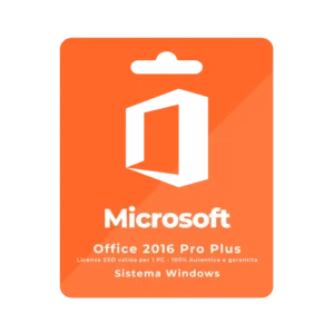 Licencia Office 2016 Pro Plus para 5 Dispositivos